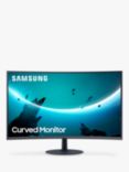 Samsung LC27T550FDRXXU Full HD Curved Monitor, 27", Grey