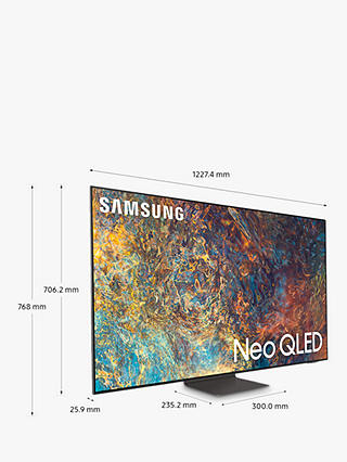 Samsung QE55QN94A (2021) Neo QLED HDR 2000 4K Ultra HD Smart TV, 55 inch with TVPlus/Freesat HD, Black