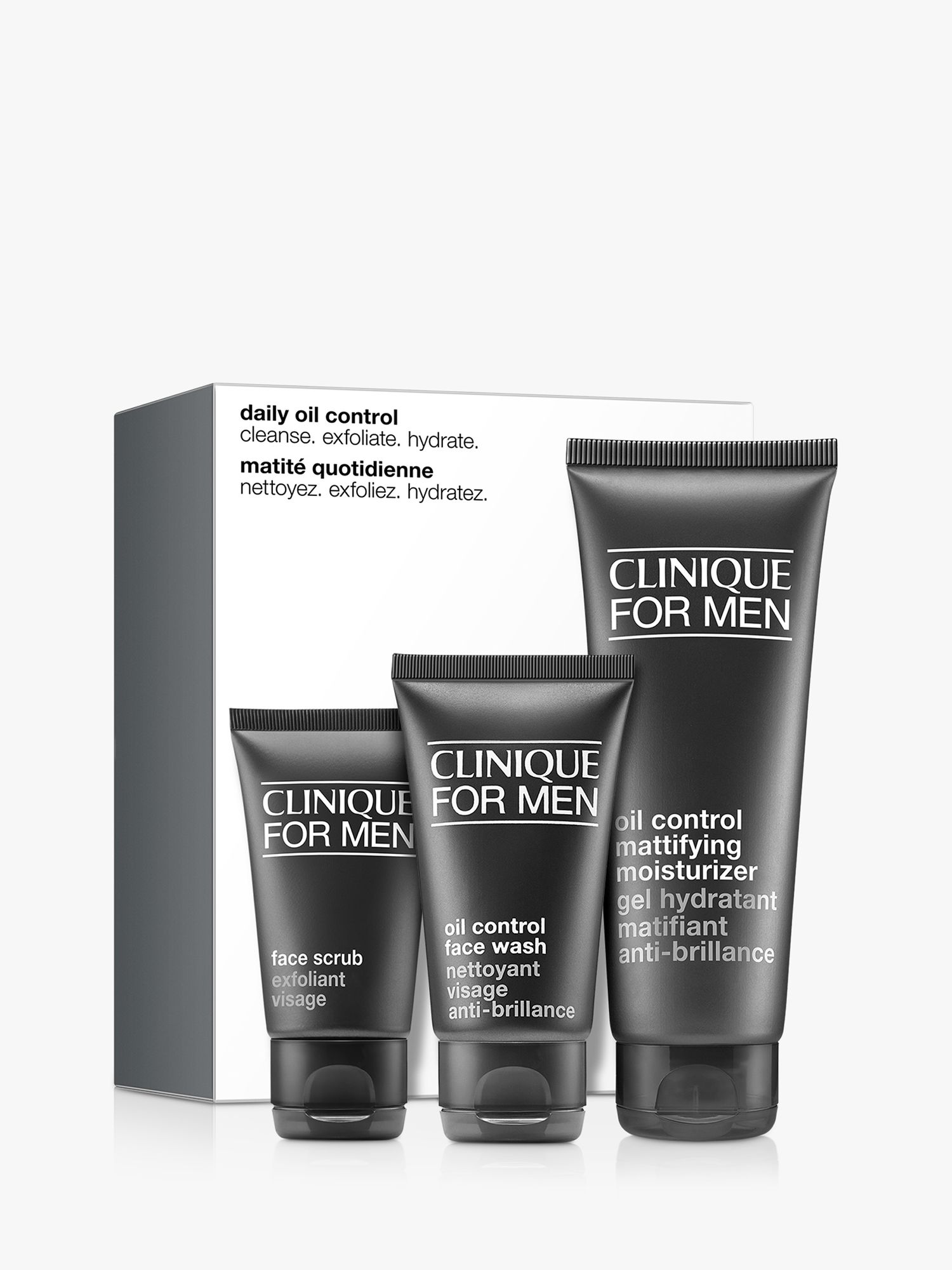 Clinique For Men Daily Oil Control Skincare Gift Set at John Lewis