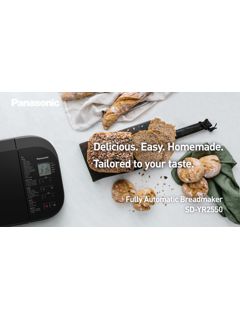 Panasonic SD-YR2550SXC Automatic Bread Maker