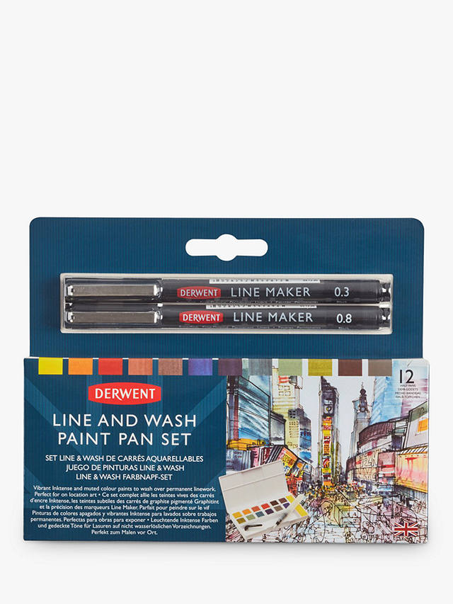 Derwent Line & Wash Paint Pan Set