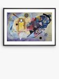 Wassily Kandinsky - 'Yellow, Red, Blue' Framed Print & Mount, 50 x 70cm, Blue/Multi