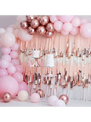Ginger Ray Party Balloon Arch, Rose Gold/Pink