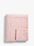 ANYDAY John Lewis & Partners Super Soft Faux Fur Throw, Pink