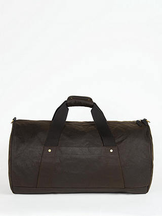 Barbour Barrell Wax Cotton Holdall, Olive