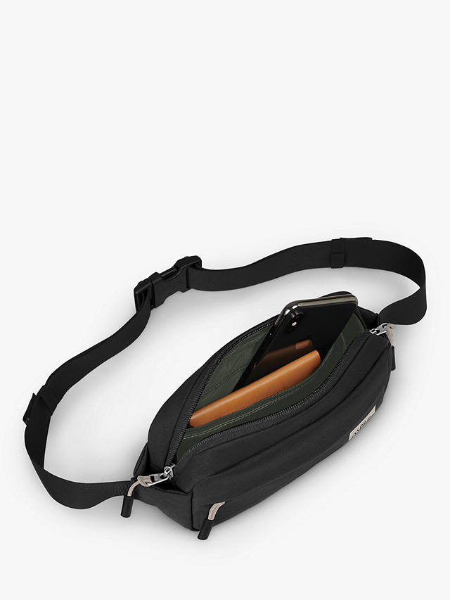 Osprey Arcane Waist Bum Bag, Stonewash Black