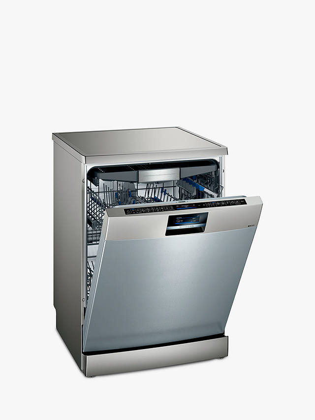 Buy Siemens iQ700 SN27YI01CE Freestanding Dishwasher, Stainless Steel Online at johnlewis.com