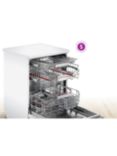 Bosch Series 6 SMS6ZDW48G Freestanding Dishwasher, White