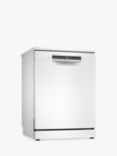 Bosch Serie 4 SMS4HAW40G Freestanding Dishwasher, White