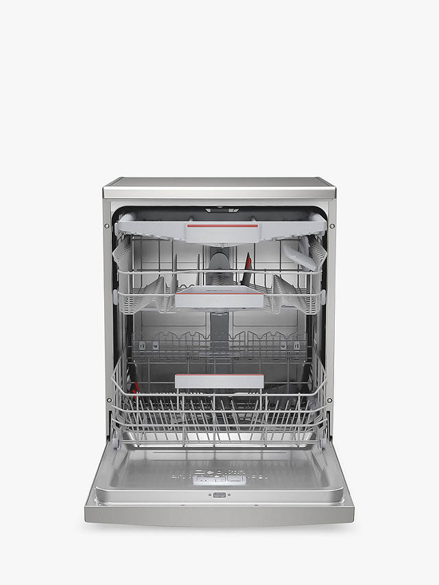 Buy Bosch Series 6 SMS6ZCI00G Freestanding Dishwasher, Silver Inox Online at johnlewis.com