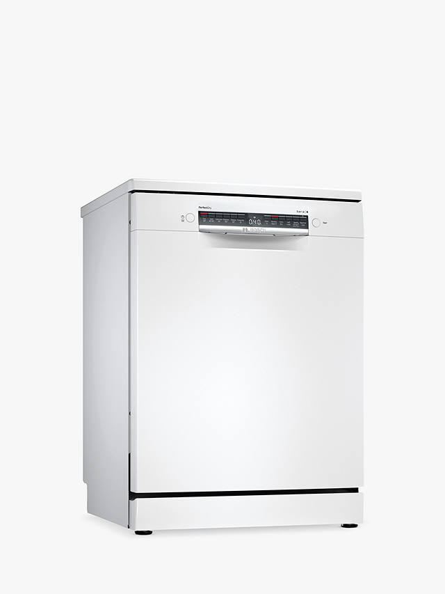 Buy Bosch Series 6 SMS6ZCW00G Freestanding Dishwasher, White Online at johnlewis.com