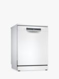 Bosch Serie 6 SMS6ZCW00G Freestanding Dishwasher, White