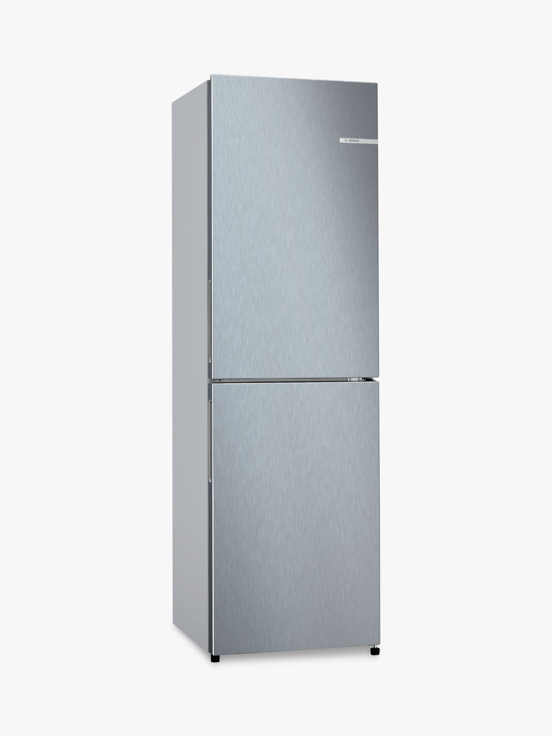 Bosch Serie 2 KGN27NLFAG Freestanding Fridge Freezer Stainless Steel Look