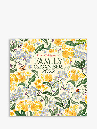 Emma Bridgewater Square Floral Family Organiser Calendar, 2022