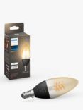 Philips Hue White 4.5W E14 LED Single Filament Dimmable Smart Bulb with Bluetooth