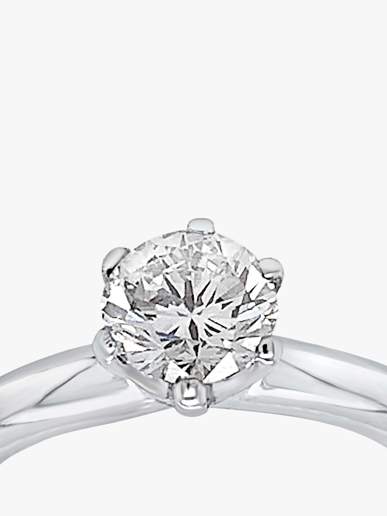 Buy Milton & Humble Jewellery Single Stone Round Diamond Second Hand Ring Online at johnlewis.com