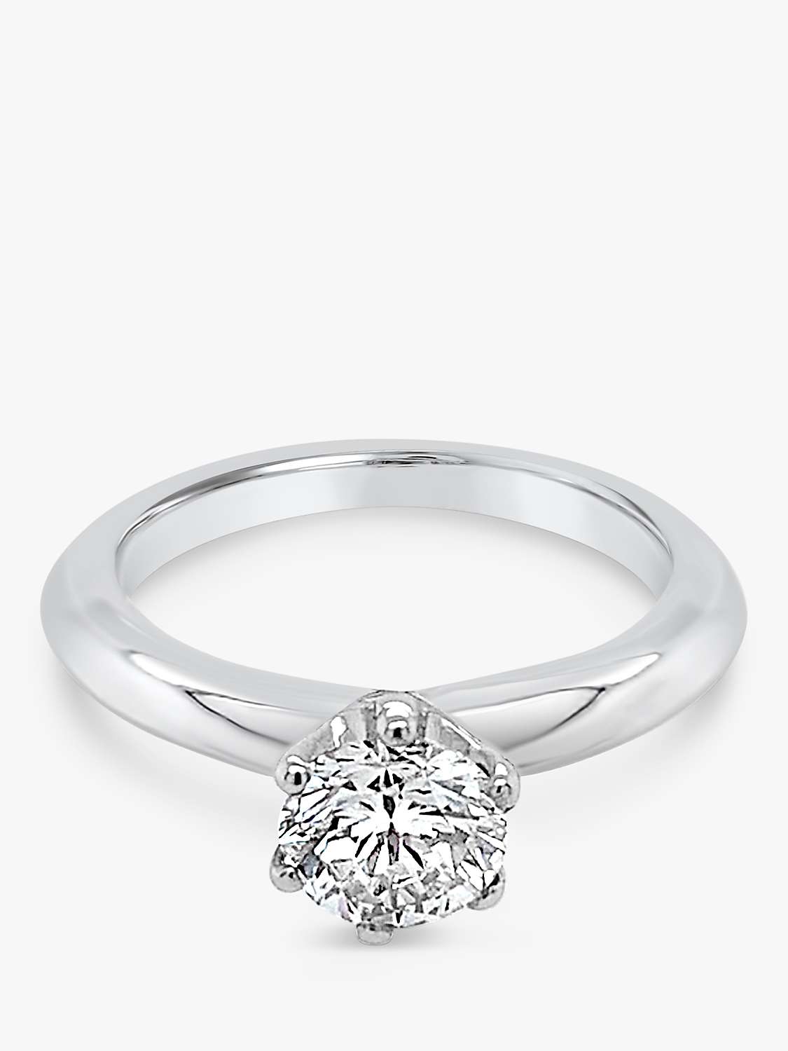Buy Milton & Humble Jewellery Single Stone Round Diamond Second Hand Ring Online at johnlewis.com