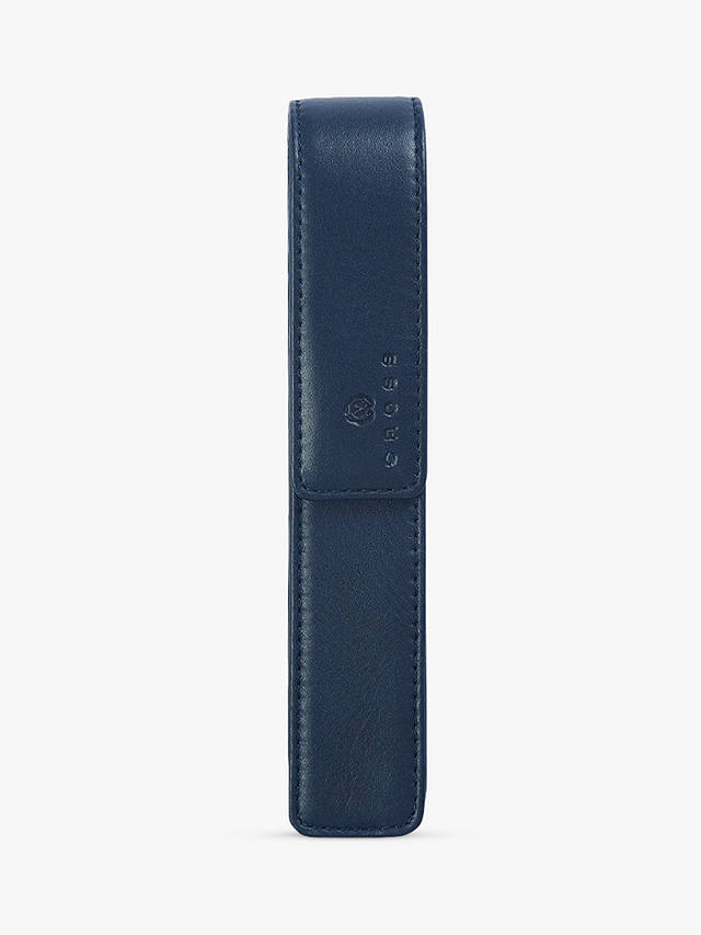 Cross Leather Pen Pouch, Midnight Blue