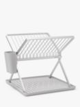 Brabantia Folding Dish Drying Rack, Mid Grey