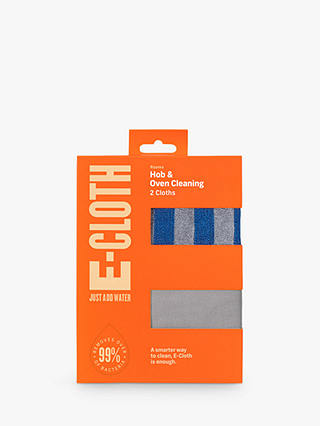 E-Cloth Hob & Oven Cleaning Cloths, Pack of 2