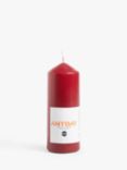 ANYDAY John Lewis & Partners Pillar Candle, H15cm, Red