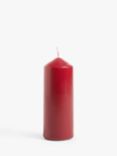 John Lewis ANYDAY Medium Pillar Candle, Red