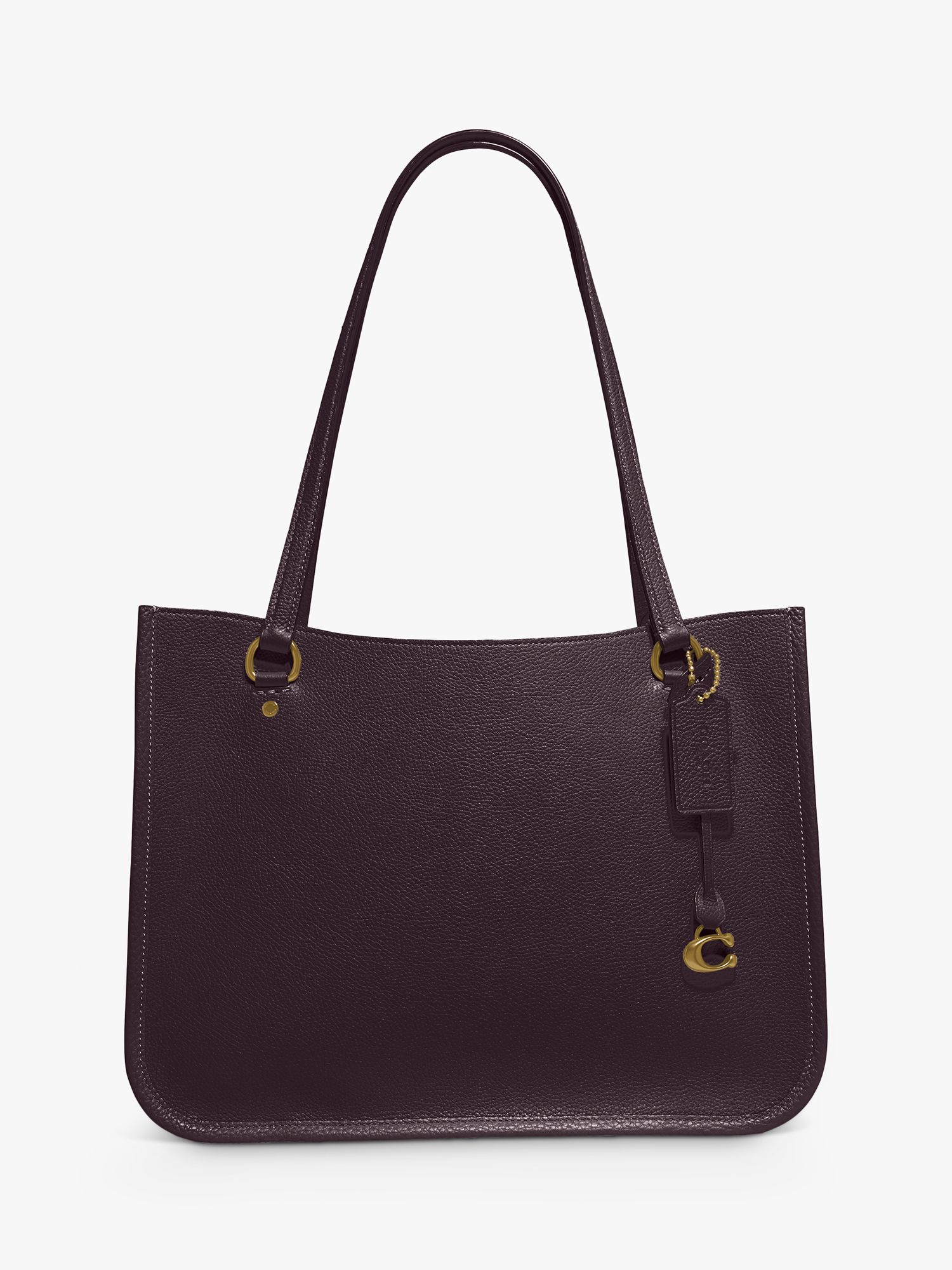 Coach Tyler Leather Tote Bag, Oxblood