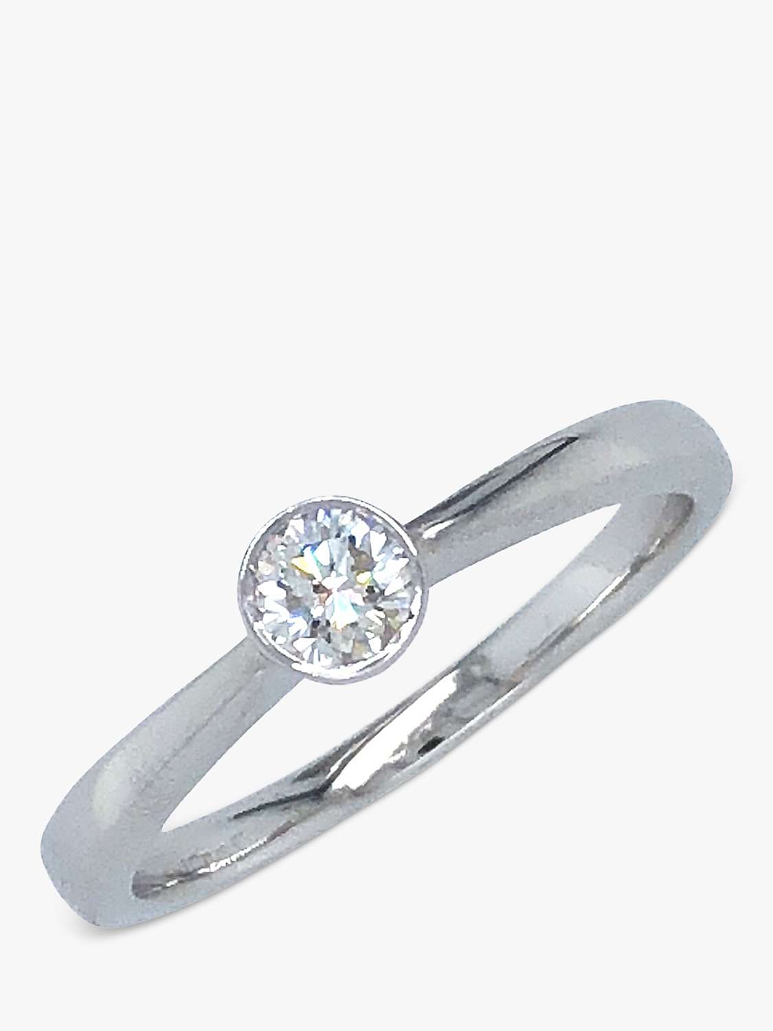 Buy VF Jewellery 18ct White Gold Second Hand Diamond Ring Online at johnlewis.com