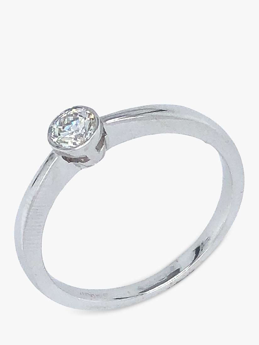 Buy VF Jewellery 18ct White Gold Second Hand Diamond Ring Online at johnlewis.com