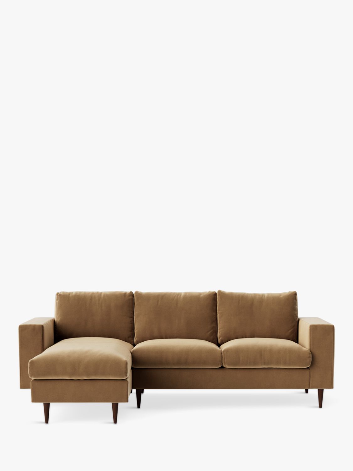 Swoon Evesham Grand 4 Seater LHF Chaise End Sofa, Dark Leg