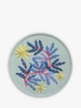 Lucy Freeman Blue Fern Embroidery Kit, 6 Inches