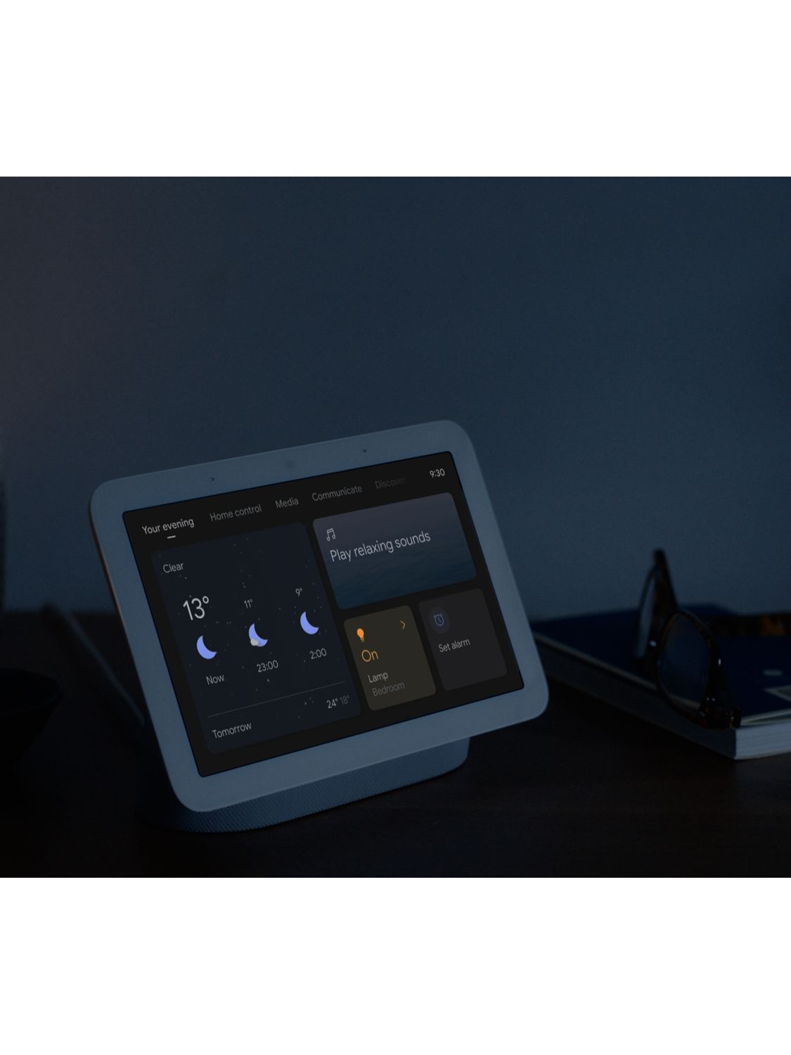Google Nest Hub Hands-Free Smart Speaker with 7 Screen, 2nd Gen