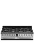 Smeg Symphony SYD4110 110cm Dual Fuel Range Cooker, Stainless Steel