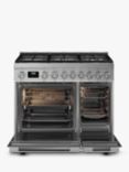 Smeg Portofino CPF92GM 90cm Dual Fuel Range Cooker, Stainless Steel