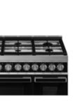 Smeg Portofino CPF92GM 90cm Dual Fuel Range Cooker, Black