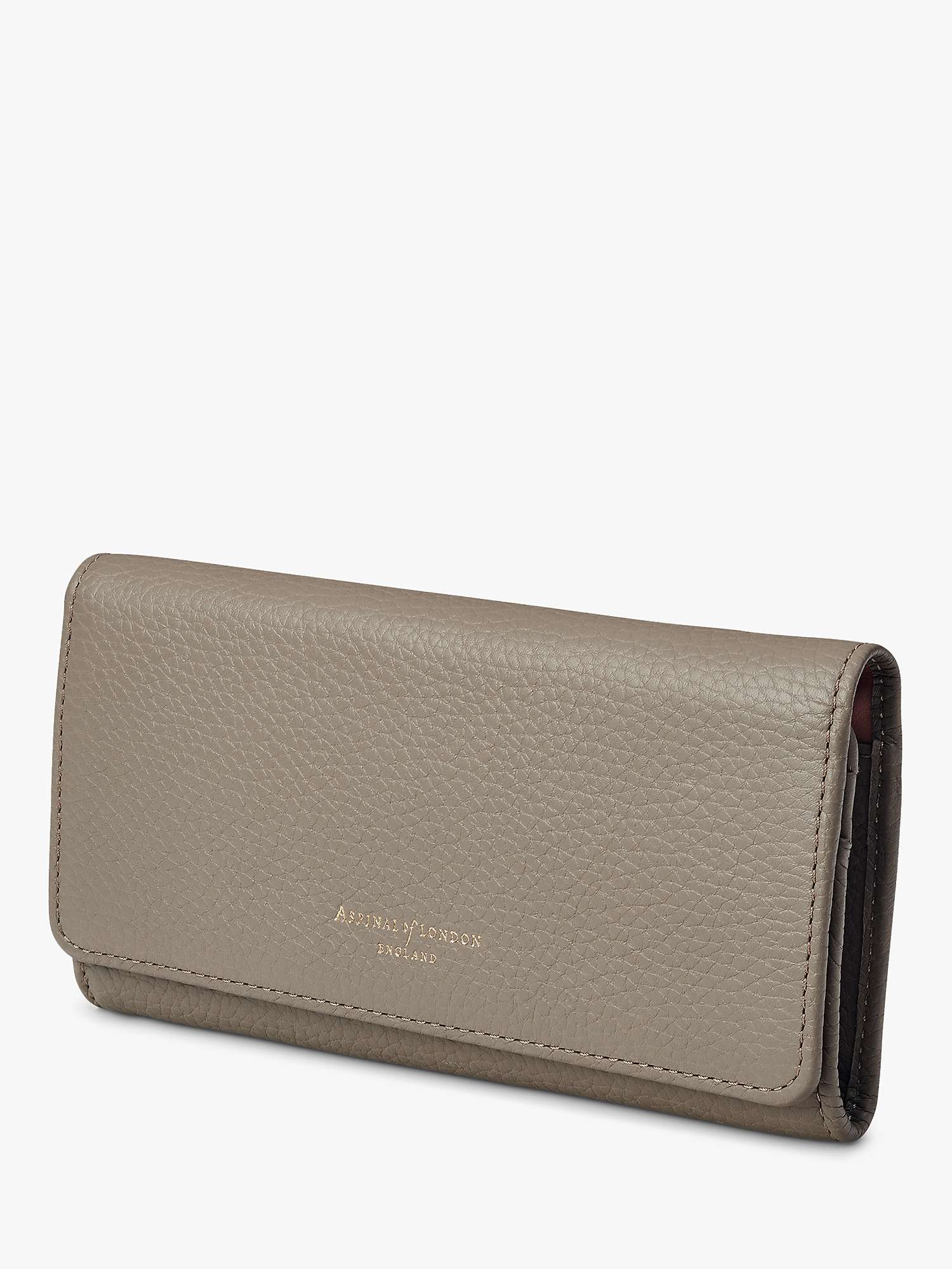 Buy Aspinal of London Lottie Pebble Leather Purse Online at johnlewis.com