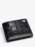 Aspinal of London Billfold Croc Leather Coin Wallet
