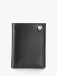 Aspinal of London Smooth Leather Trifold Wallet, Black