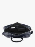 Aspinal of London Mount Street Saffiano Leather Laptop Bag, Navy