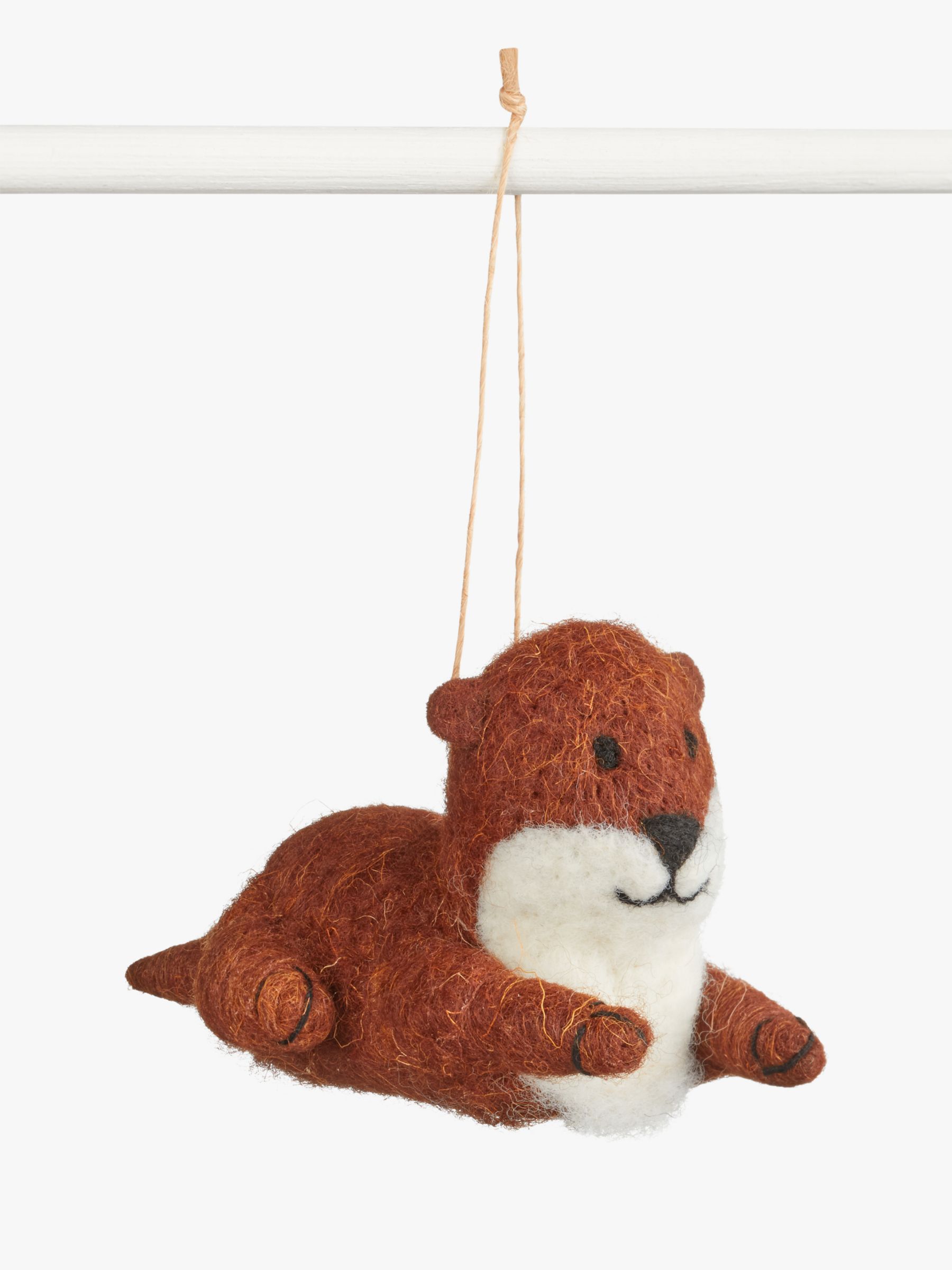 John Lewis Copper River Felt Fox Tree Decoration