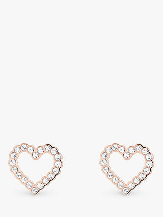 Ted Baker Leenah Crystal Heart Stud Earrings