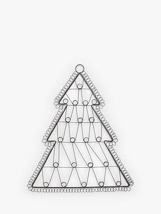 John Lewis Christmas Tree Metal Cardholder