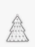 John Lewis & Partners Christmas Tree Metal Cardholder