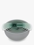 Joseph Joseph Editions Mixing Bowls & Measuring Cups Nest Set, 9 Pieces, Sage