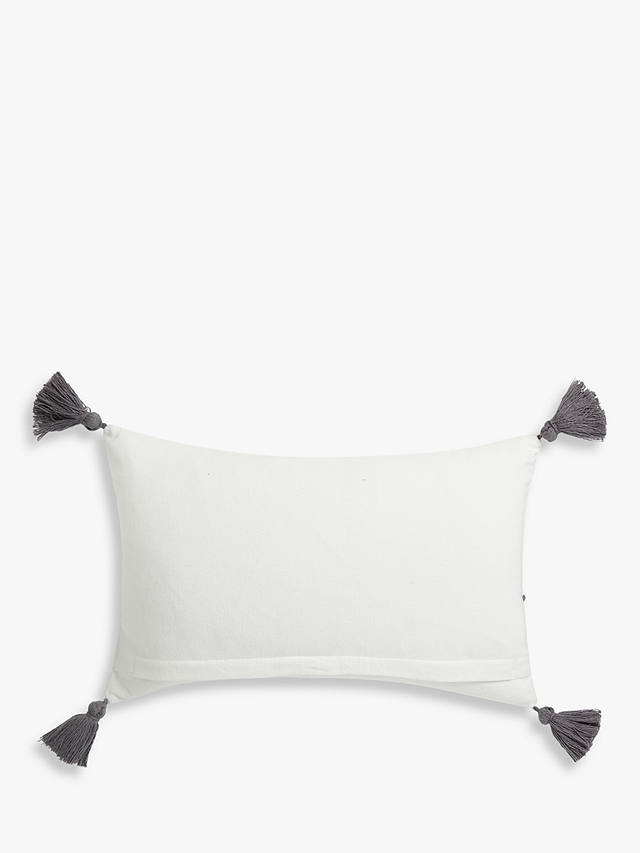 John Lewis ANYDAY Squiggle Cushion, Natural