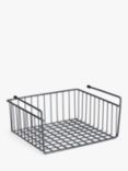 ANYDAY John Lewis & Partners Shelf Basket, Grey