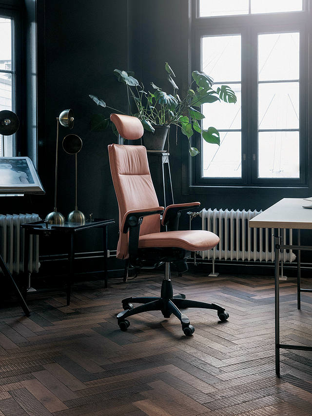 HÅG Tribute 9031 Executive Leather Office Chair, Coffee