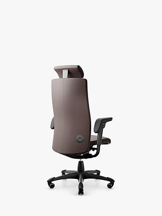 HÅG Tribute 9031 Executive Leather Office Chair, Dark Brown