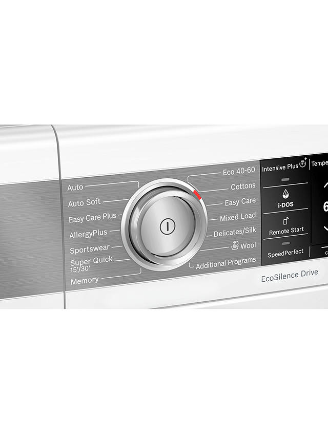 Buy Bosch Serie 8 WAV28EH3GB Freestanding Washing Machine, White Online at johnlewis.com