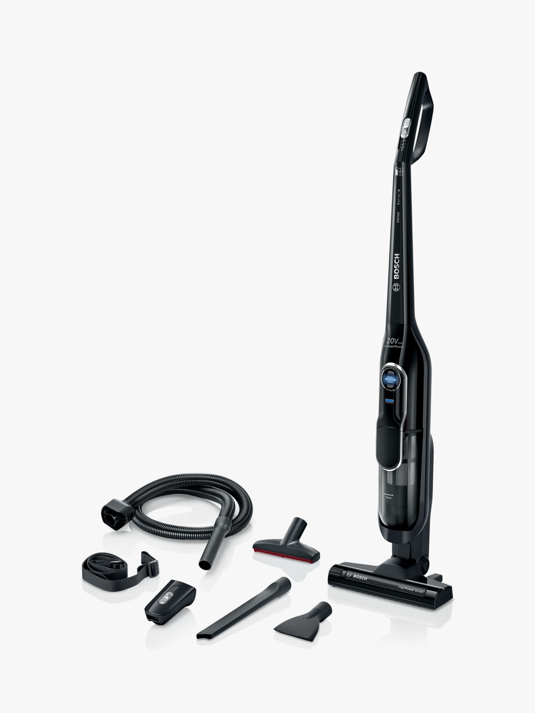 Bosch BCH85KITGB Series 6 ProClean Athlet Cordless Vacuum with Attachments, Black